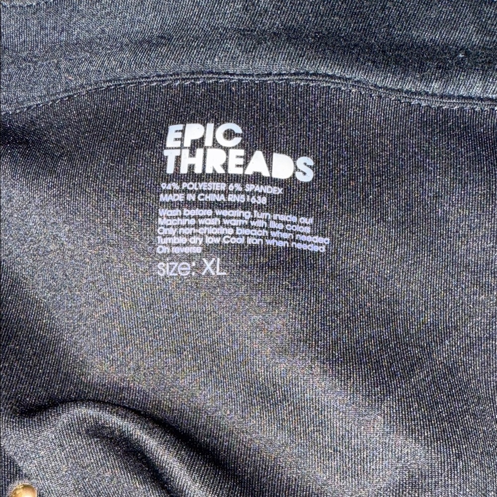 Epic Threads Black Studded Mini Dress - Picture 5 of 5